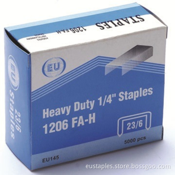 Metal Silver Stainless Steel 23/6 Heavy Duty Staples